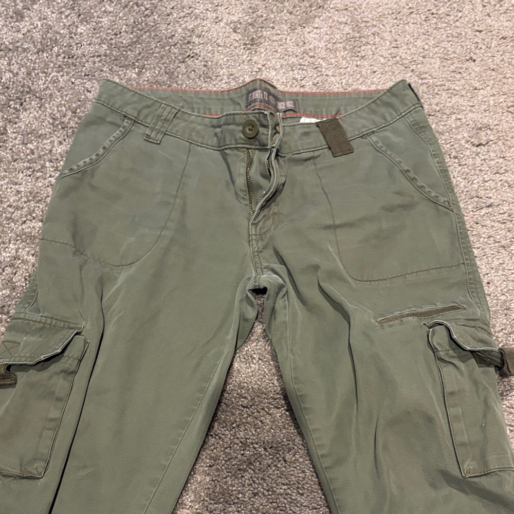 Women’s Olive Cargo Pants